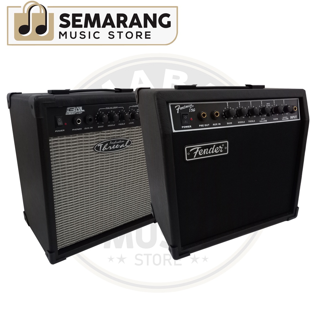 Ampli Gitar Bass Keyboard Speaker 8&quot; inch Amplifier Gitar Clean dan Distorsi Effect Amply Gitar Termurah Berkualitas