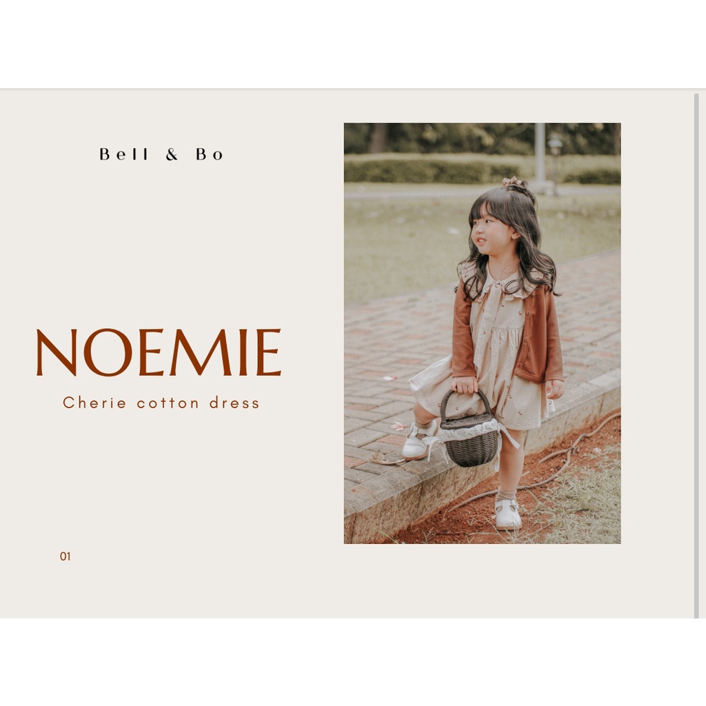 BELL AND BO NOEMIE DRESS ANAK PEREMPUAN 1-4 Tahun