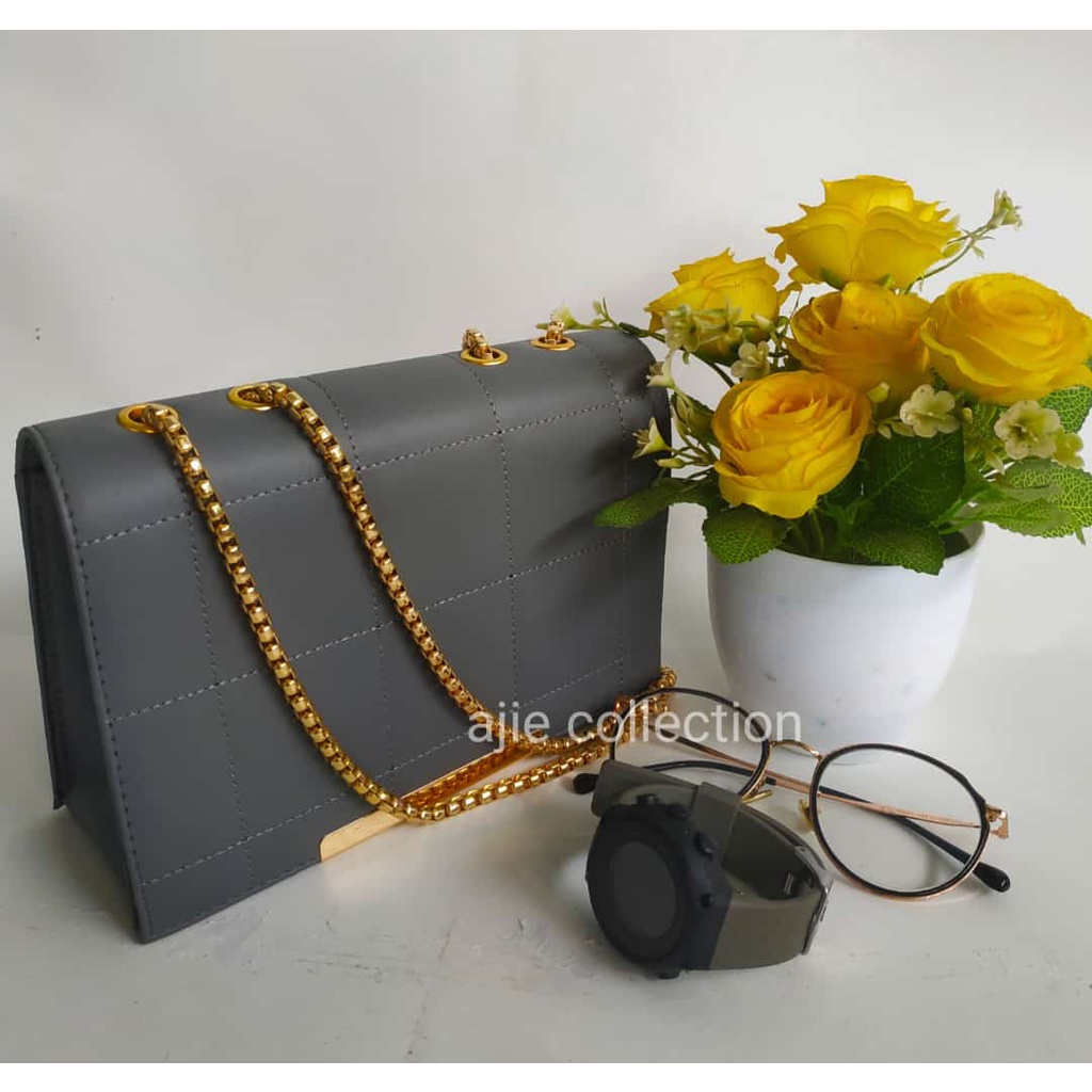 Tas selempang wanita Lucira Barell Rantai ulir | sling Bag wanita premium | Tas Bahu kekinian | korean Bag