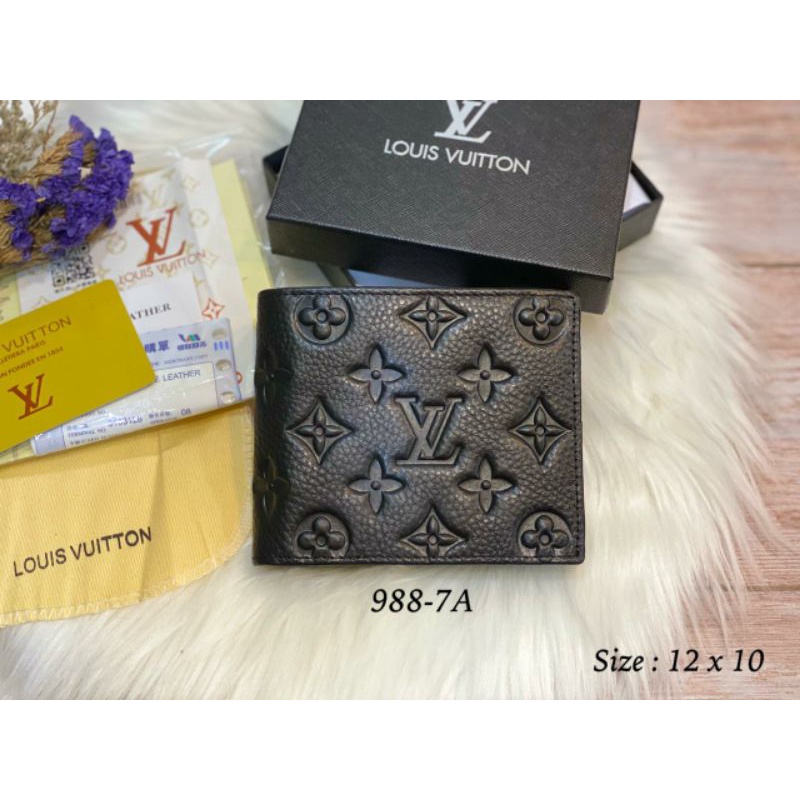 New Dompet Man Leather Lipat Free Box Importt Semprem