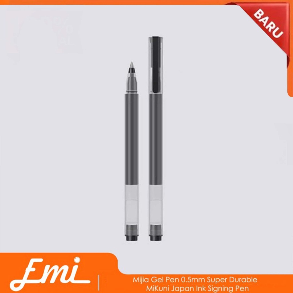 Mijia Gel Pen 0.5mm Super Durable MiKuni Japan Ink - 10 pcs