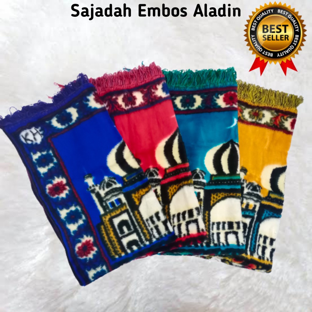 SAJADAH EMBOSS ALADIN LEMBUT/HARGA GROSIR/BEST SELLER/BISA BAYAR DI TEMPAT