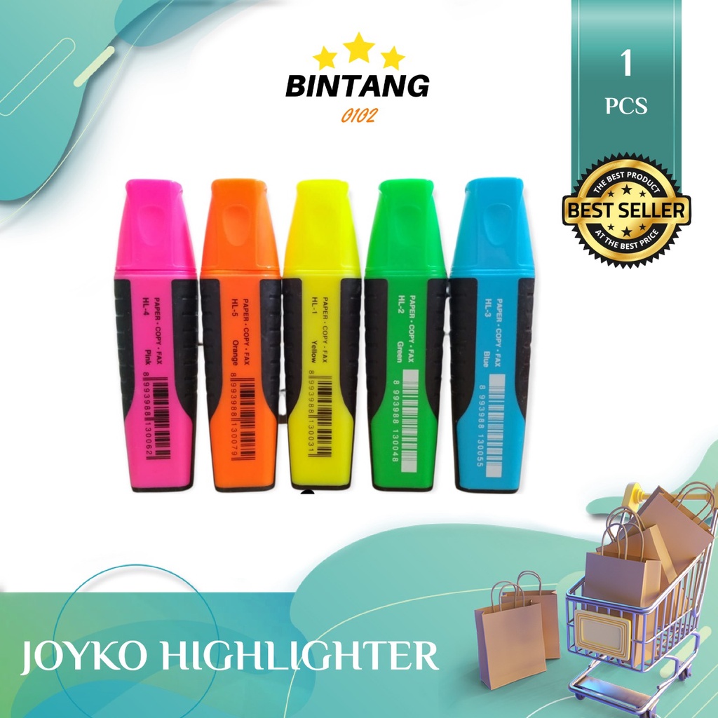 

Joyko Highlighter Penanda Berwarna