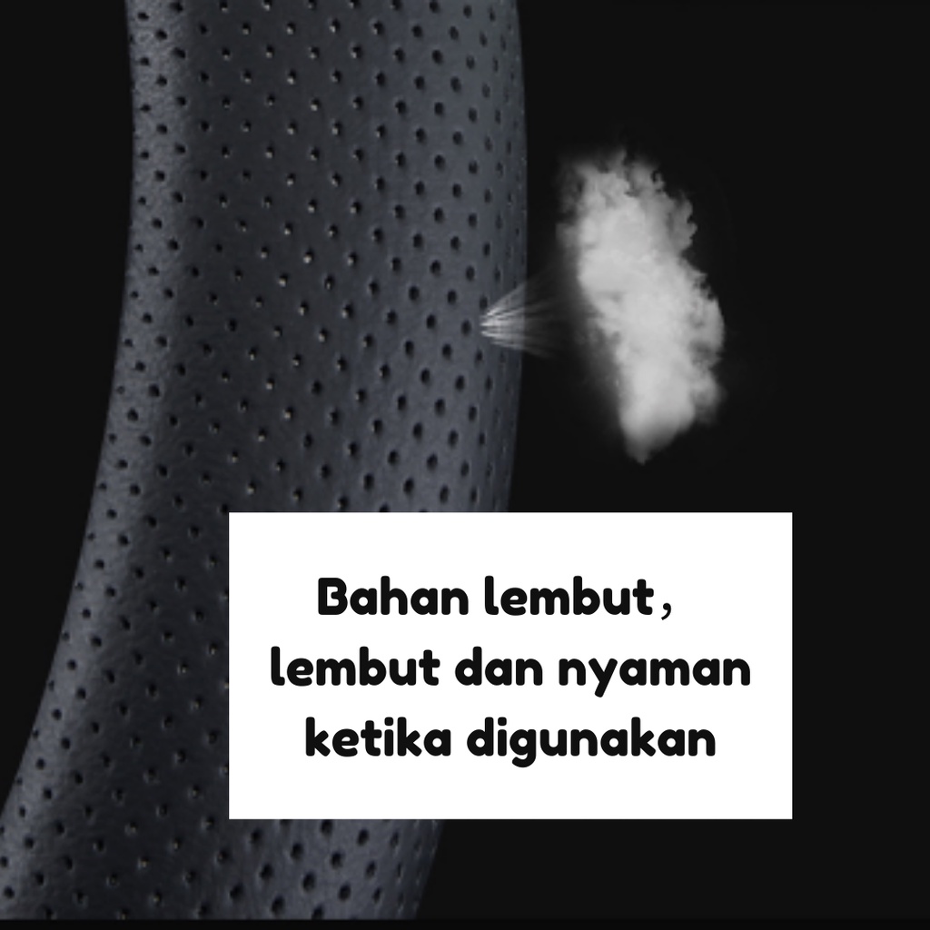 Sarung Cover Stir Mobil Carbon Sport Kulit [READY STOCK]