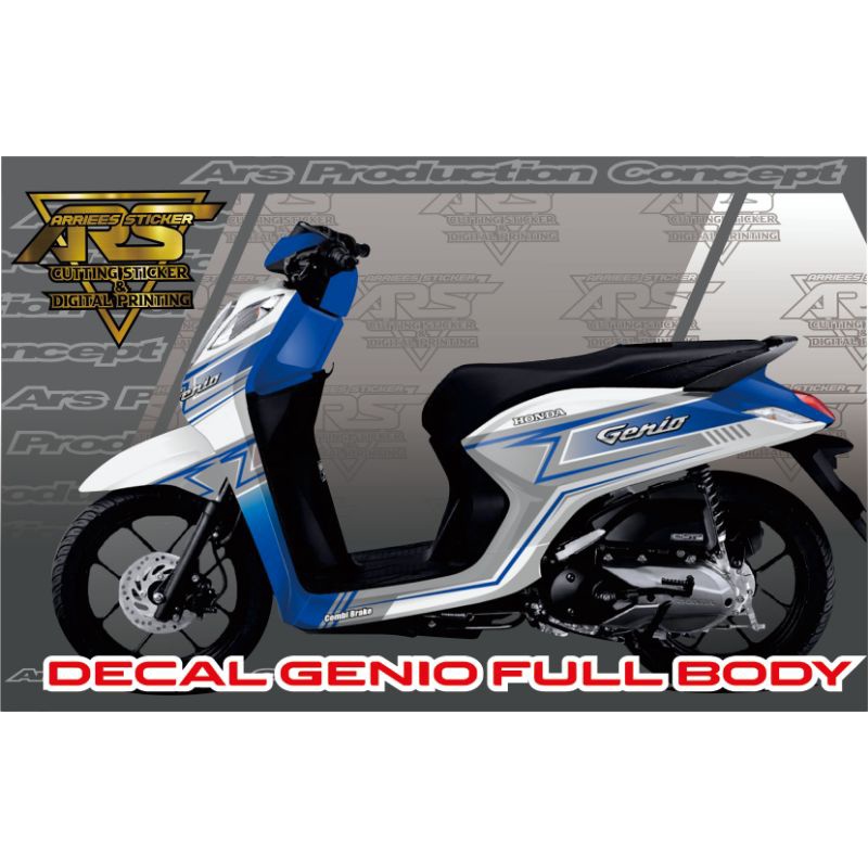 Sticker Decal Honda GENIO Full Body - Decal motor GENIO Full Body Custom