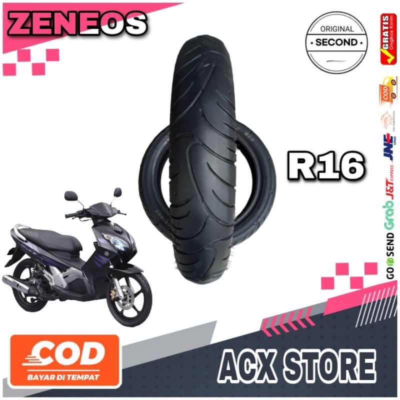 Ban motor ring 16 ZENEOS TUBLES Ukuran 70/90 ring 16 -Ban motor second - Ban motor murah