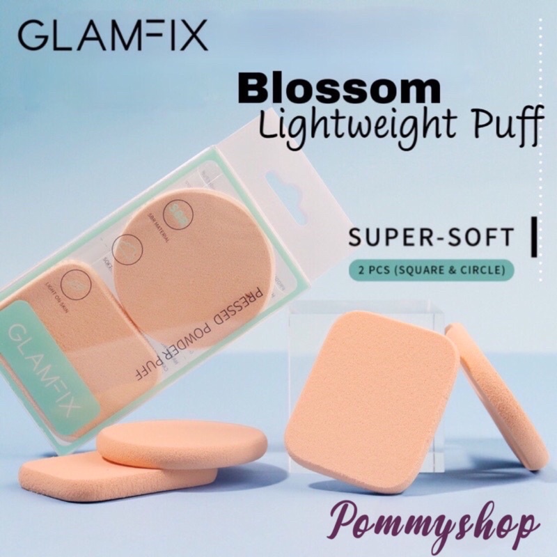 GLAM FIX Blossom Lightweight Pressed Powder Puff