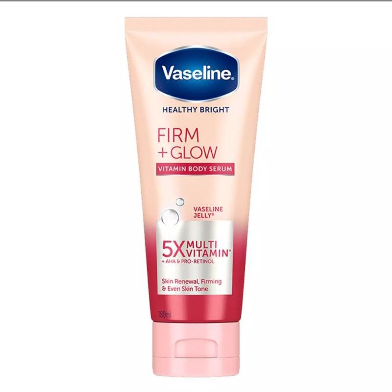 Vaseline Body Serum Soft Glow &amp; Firm Glow Isi 180ml Original 100%