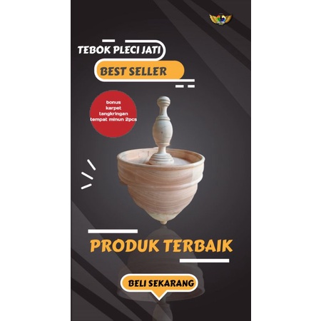 TEBOK SANGKAR PLECI MENTAHAN KAYU