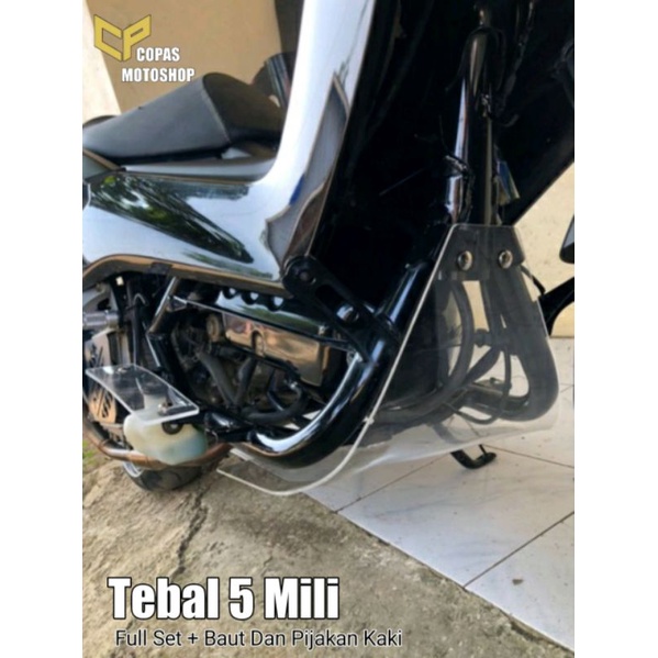 Dek Nmax Bawah Cover Nmax Bawah Akrilik Dan Pijakan Kaki / Board FOOTREST Full Set Nmax Old Nmax New