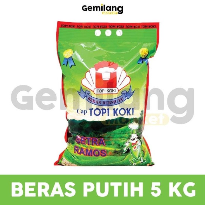 

gr011ttr Beras Cap Topi Koki 5Kg Sv012Ss