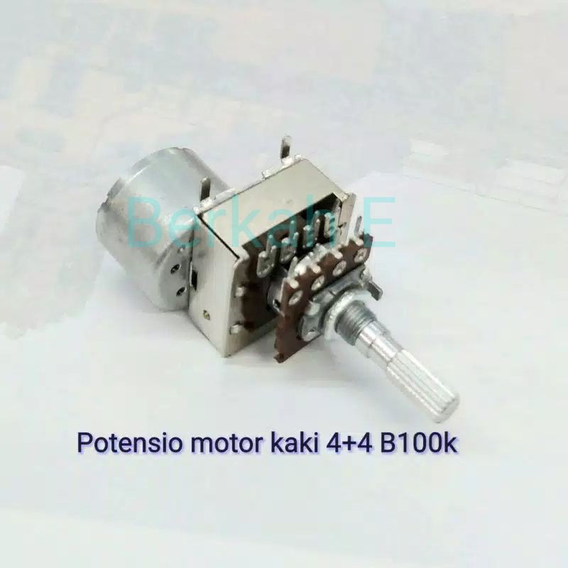 Potensio Motor Kaki 4-4B100K