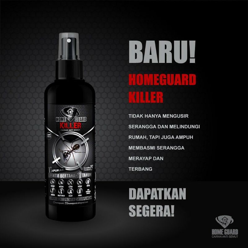 HOME GUARD / Cairan anti semut / anti kecoak / anti rayap / anti serangga/ lalat / homeguard killer