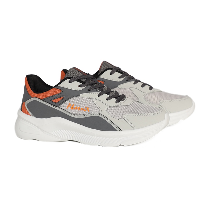 Phoenix Hadji Sepatu Sneakers Pria - Grey