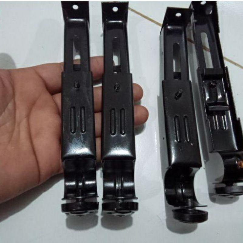 PER PCS BRACKET GORDEN HITAM/KAKI PENYANGGA BATANG GORDEN/RELL GORDEN