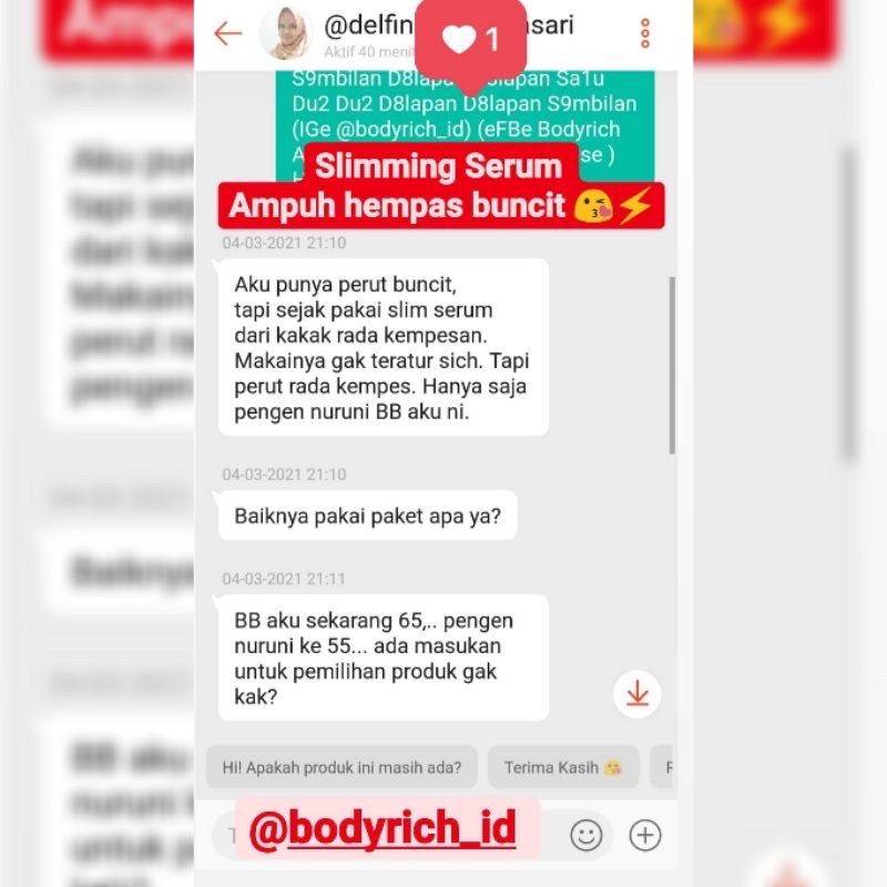 KURUS KILAT SLIMMING SERUM Lotion Pelangsing Perut Buncit Stretch Mark Selulit Sliming Gel Cream