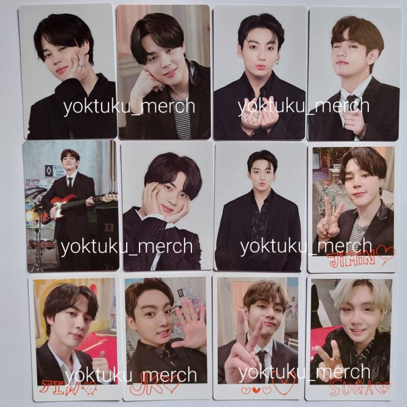 Ready Stock Mpc SPC PTD Jungkook Jimin Jhope Taehyung gitar Namjoon jin suga yoongi rm special card 