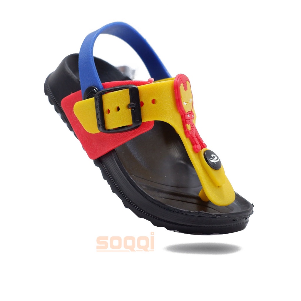 Sandal japit anak tali let belakang bayi cowok cewek original sendal jepit phylon anak-anak ringan ori dulux 213 EM mix 20-25