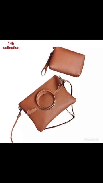 Tas Satu Set Cluthes Ring O Free Pouch Bisa selempang Multifungsi