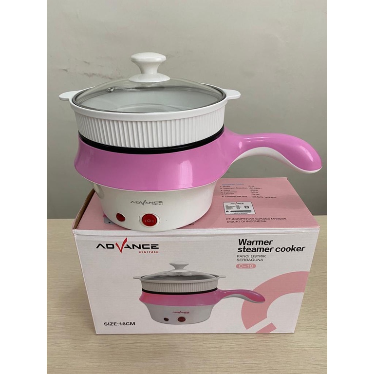 PANCI ELEKTRIK C-18 ADVANCE WARMER STEAMER COOKER 18 CM SERBAGUNA