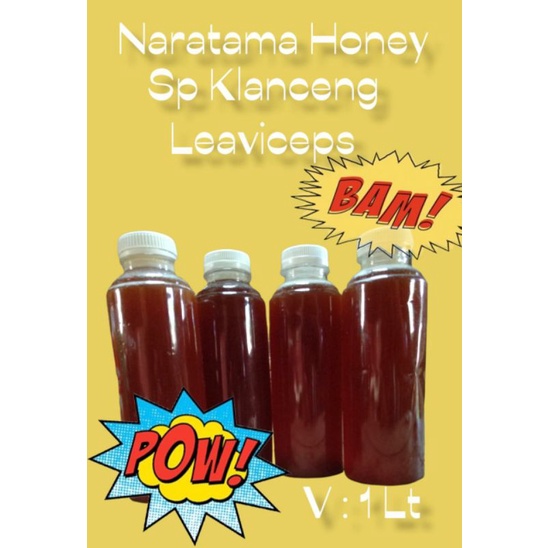 

Paket 1 Lt Naratama Honey Klanceng Leaviceps