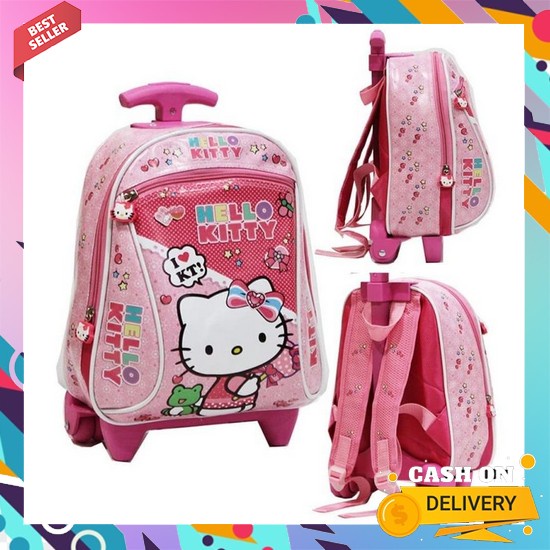 Tas Troli Anak Perempuan, Tas Trolley Anak Tas Roda Anak Sd Tk Ta Rp793 Tas Trolley Anak Sekolah Tk 