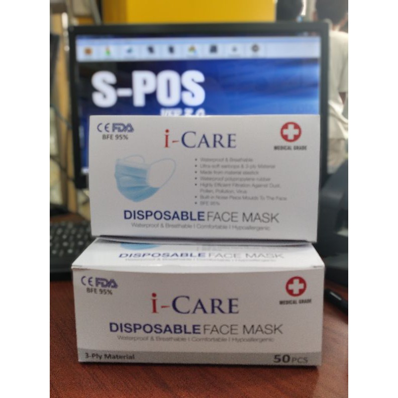jual masker i care 3 ply