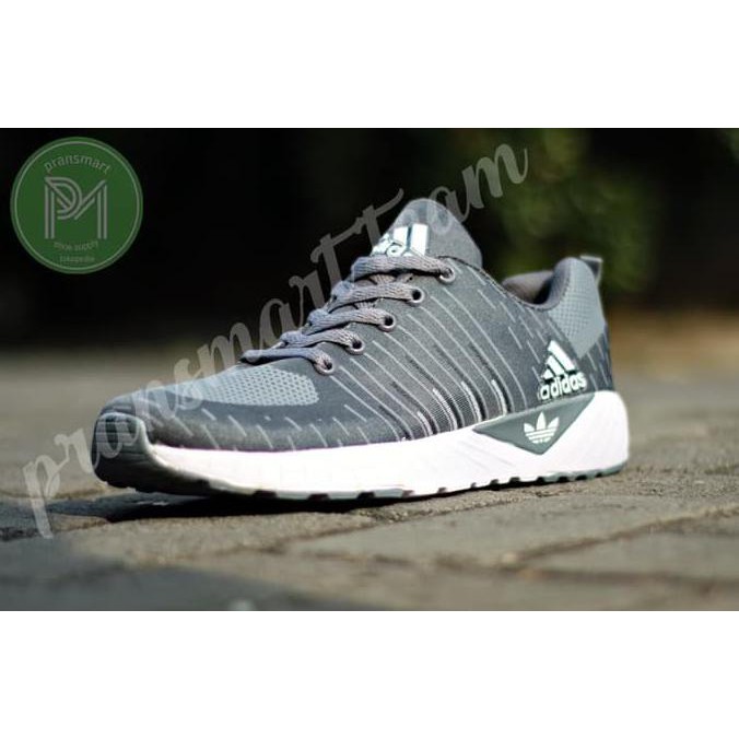 Sepatu Running Pria Snekaers Olahraga Adidas Neo Zoom/ Kado Pria
