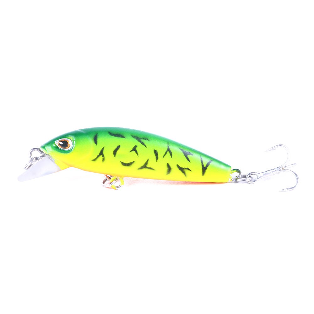 HENGJIA 1Pcs Sinking Minnow Umpan Fishing Lure Pancing Fishing Bait Swimbait 55mm/6.6g 3D Eyes