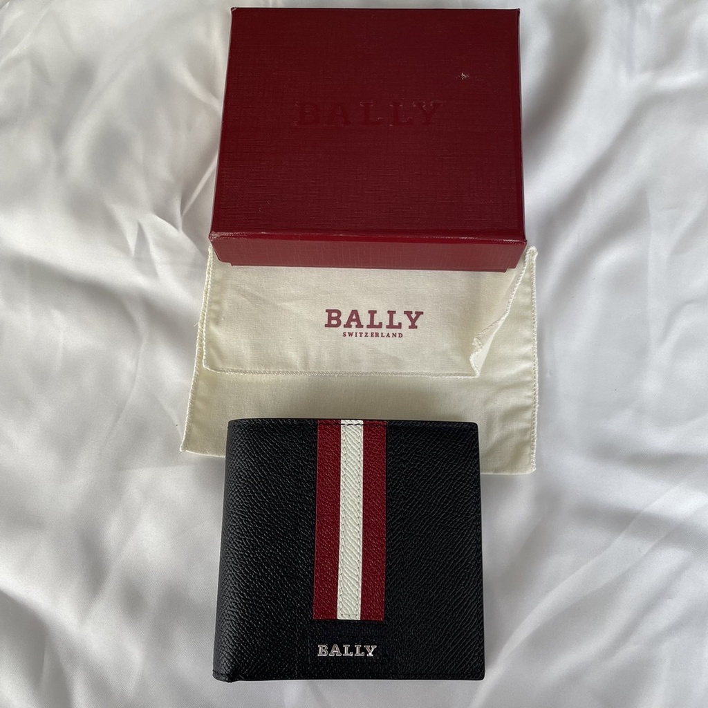 WALLET Dompet PRIA Bally Wallet Bifold Men Wallet Black