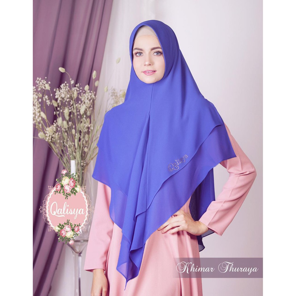 [QALISYA] KHIMAR HIJAB JILBAB THURAYA ORI BY QALISYA