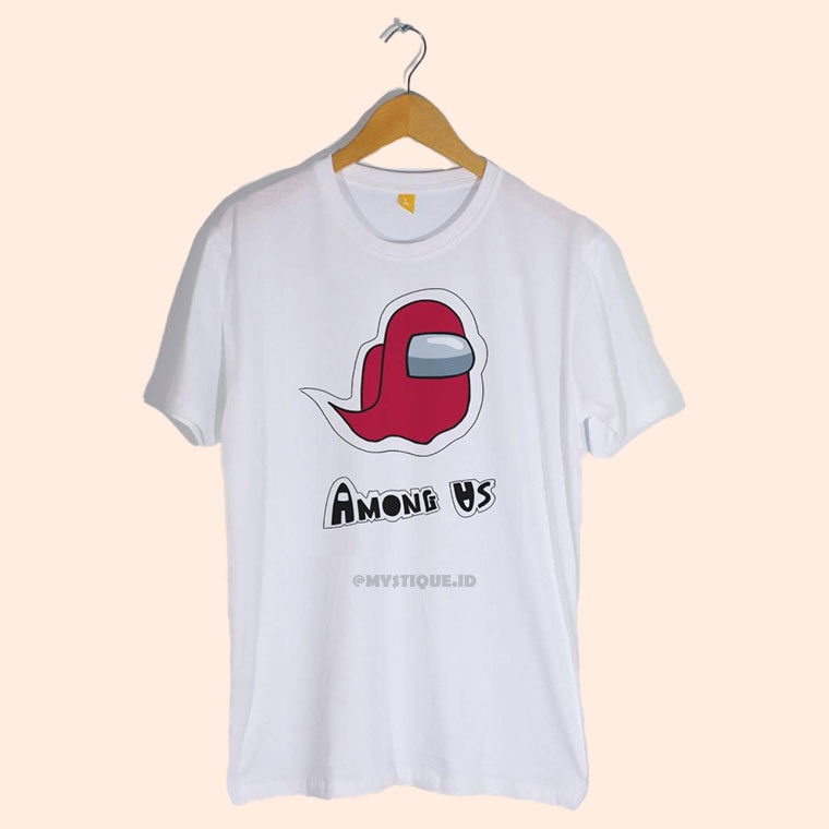 Among Us Edition Crewmates Ghost Tshirt / Kaos Among Us Edisi Hantu Lucu