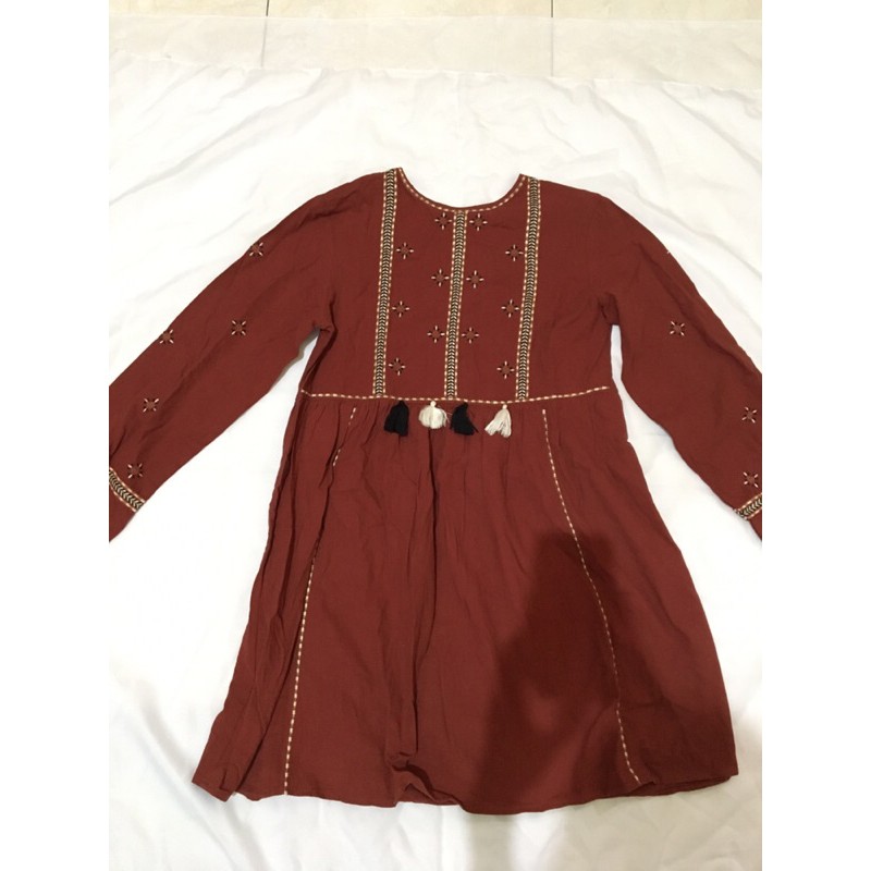 baju dress wanita lengan panjang preloved baju bekas wanita