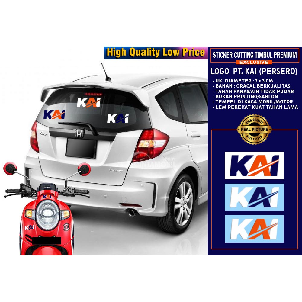 

STIKER CUTTING TIMBUL PREMIUM LOGO BARU PT.KAI (PERSERO)