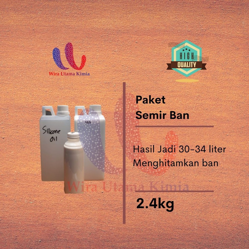 Paket semir ban diy 30ltr wetlook dan hitam terlaris