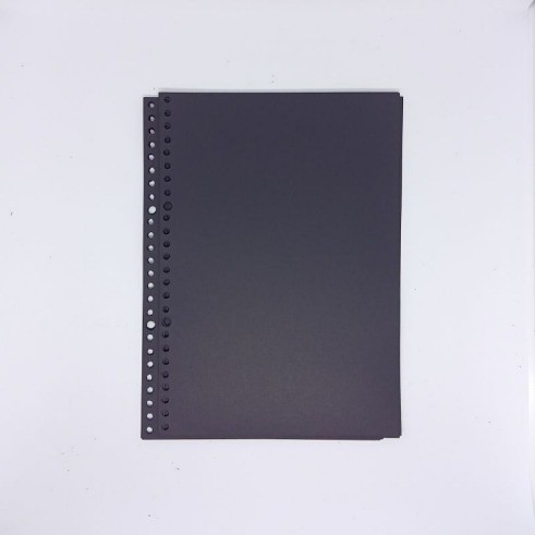 Loose Leaf Black paper Binder kertas hitam Kertas hitam aestetic isi ulang binder B5/A4/A5/A6 kertas