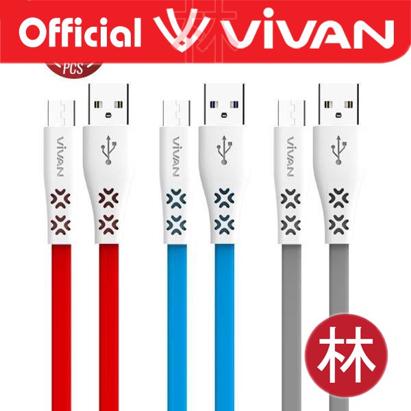 Vivan CTM100S Colorful Micro USB Tube Kabel Data Cable 1 BOX 30 pcs New CTM100