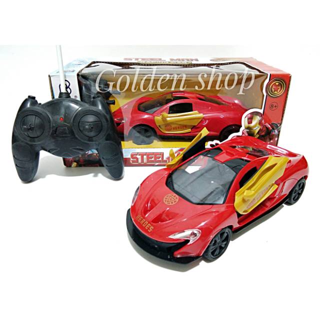  Rc  Mobil  Remote Control  Steel Man Racing  Car  Shopee 