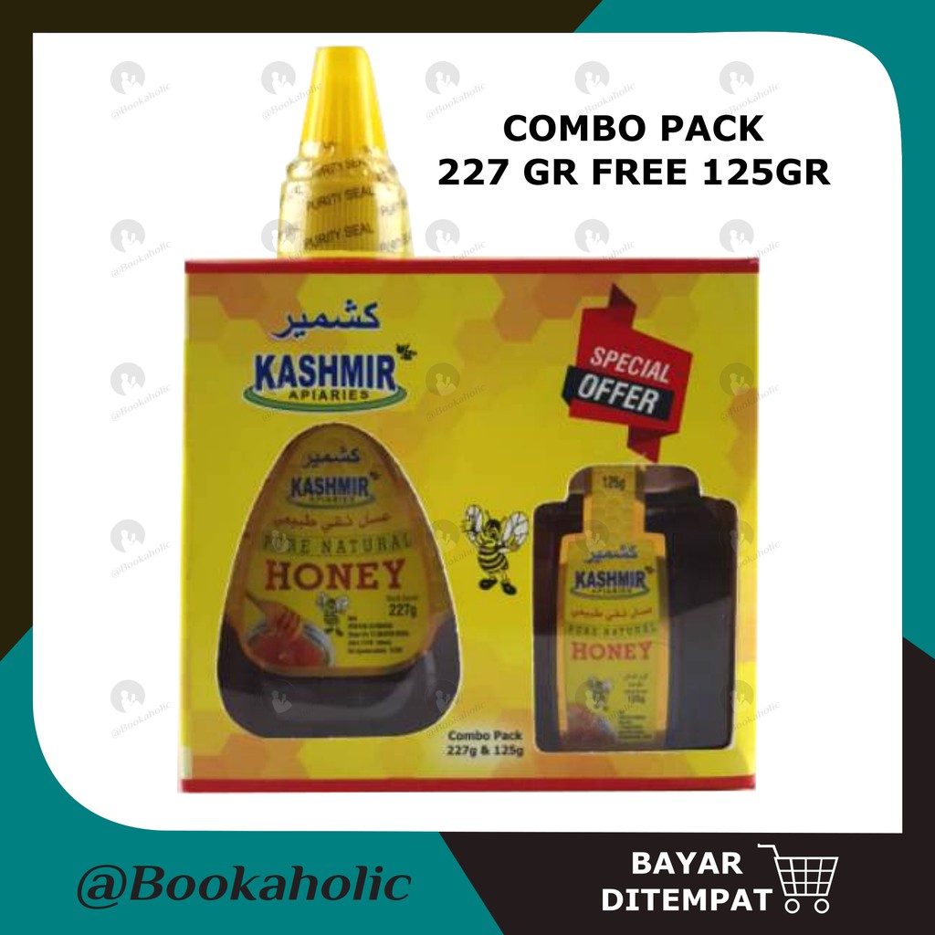 

Madu Kashmir Pure Natural Honey Combo Pack 227g & 125g Asli - Special Offer Original