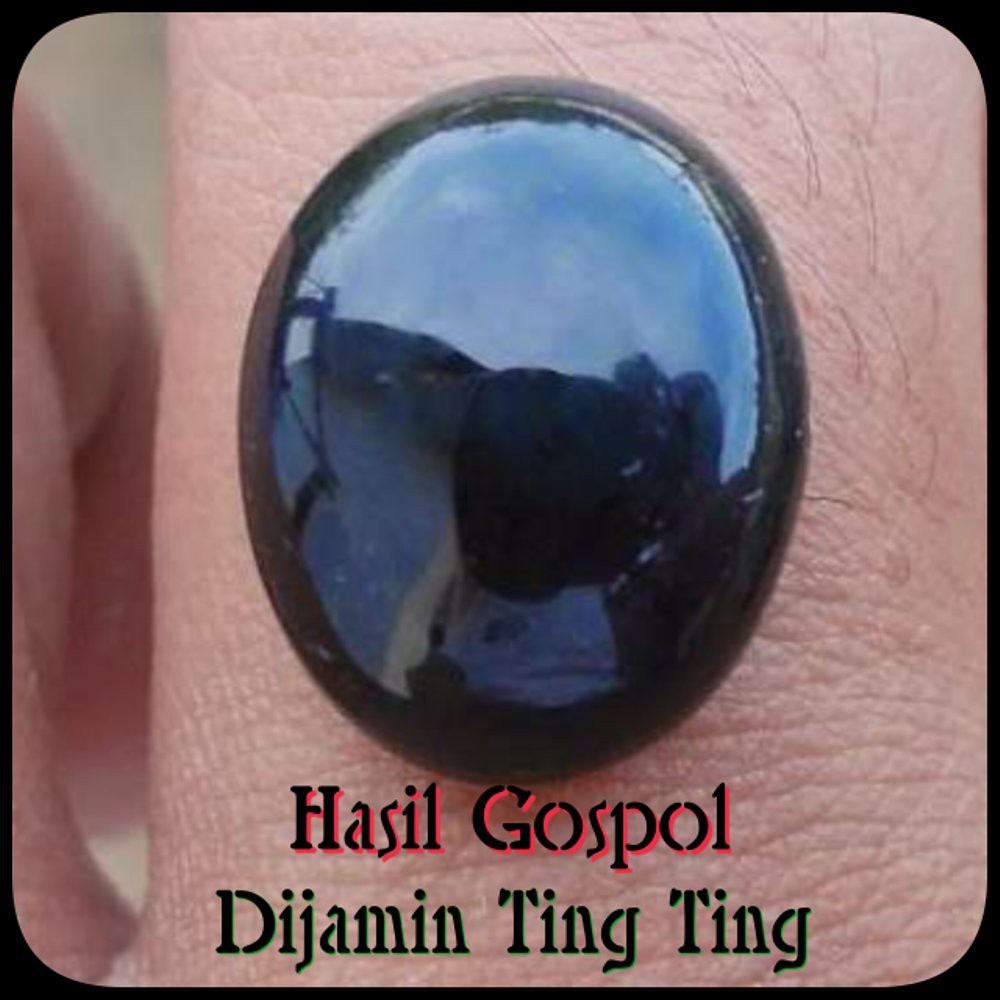 BAHAN BATU NATURAL BACAN DOKO HITAM PROSES BIRU DIJAMIN BODYGLASS [ BUY 3 FREE 1 ]