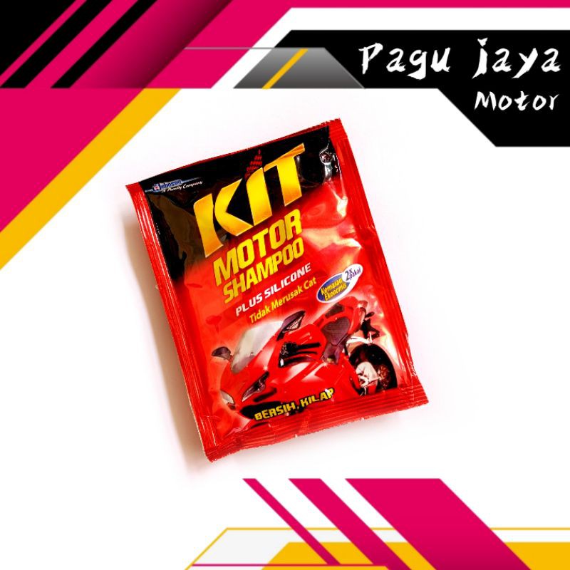 Kit shampoo sampo motor mobil plus silicone 30ml (harga per biji) shampo