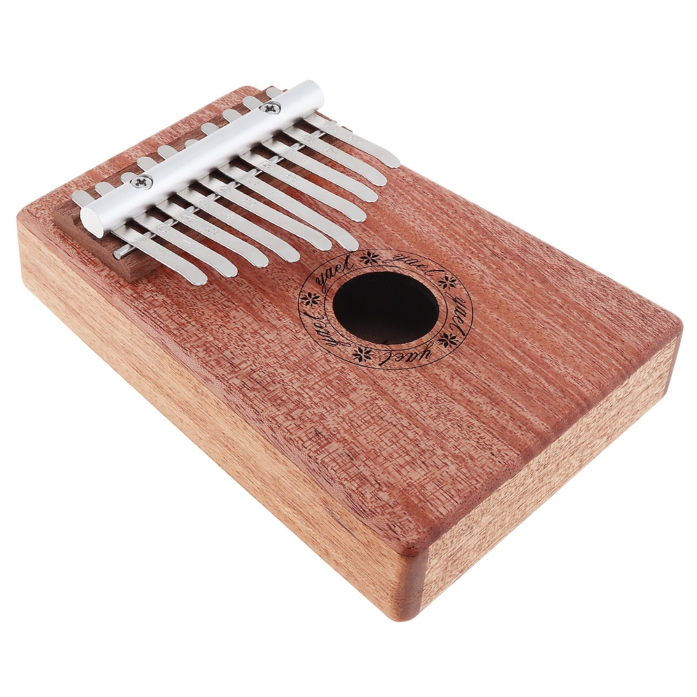 Kalimba Piano Jari Jempol Mini 10 Kunci Bahan Kayu Mahoni Alami