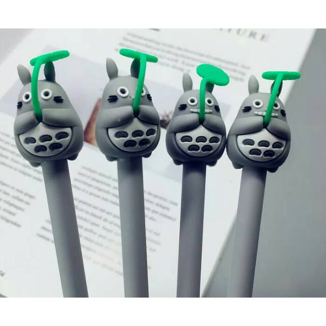 Pulpen Gel Totoro Daun 0.5mm