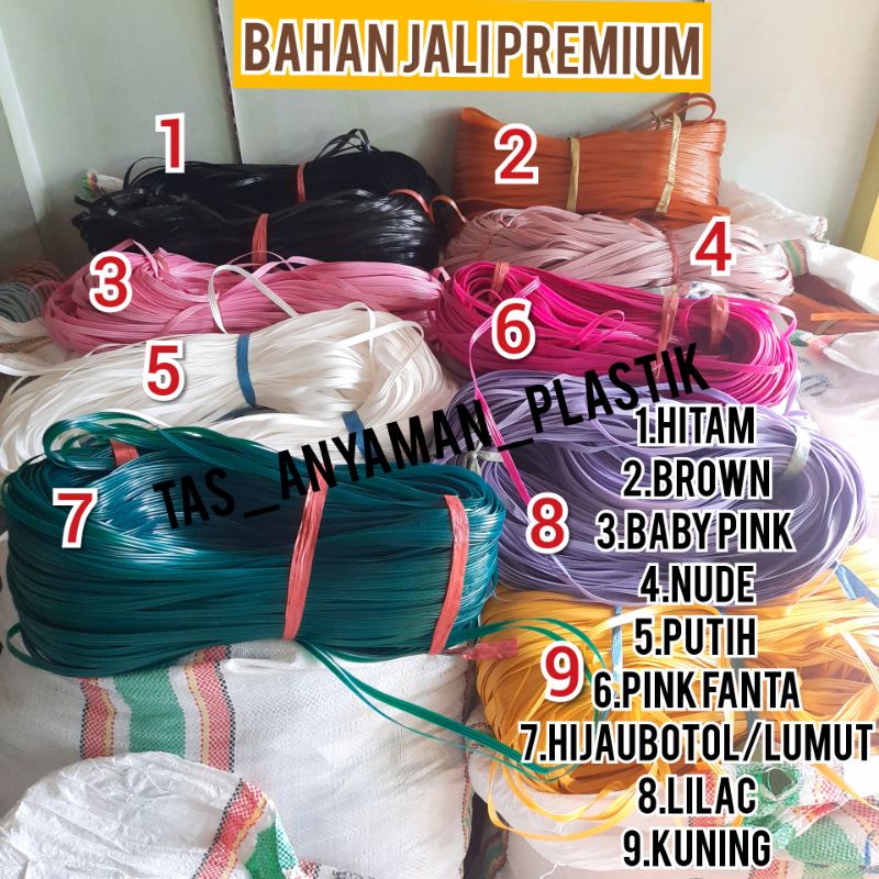 Bahan Tas Anyaman Jali  Plastik Super Premium Tas Anyaman Embos