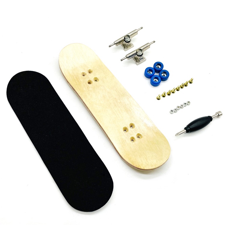 100 * 30mm fingertip skateboard Profesional maple finger skateboard Kreatif double warped Lima-layer Kayu Seluruh Papan