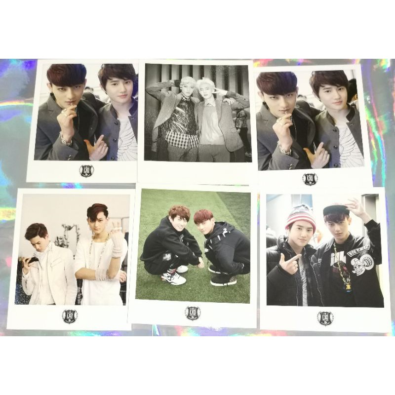 exo official polaroid - suho tao version