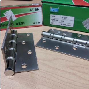 Engsel Plat Tebal Model OliQ / Door Hinges 4&quot; Sn inch inci