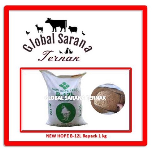 Pakan Ayam Buras / Penampungan (NEWHOPE B12L) Repack 1 Kg