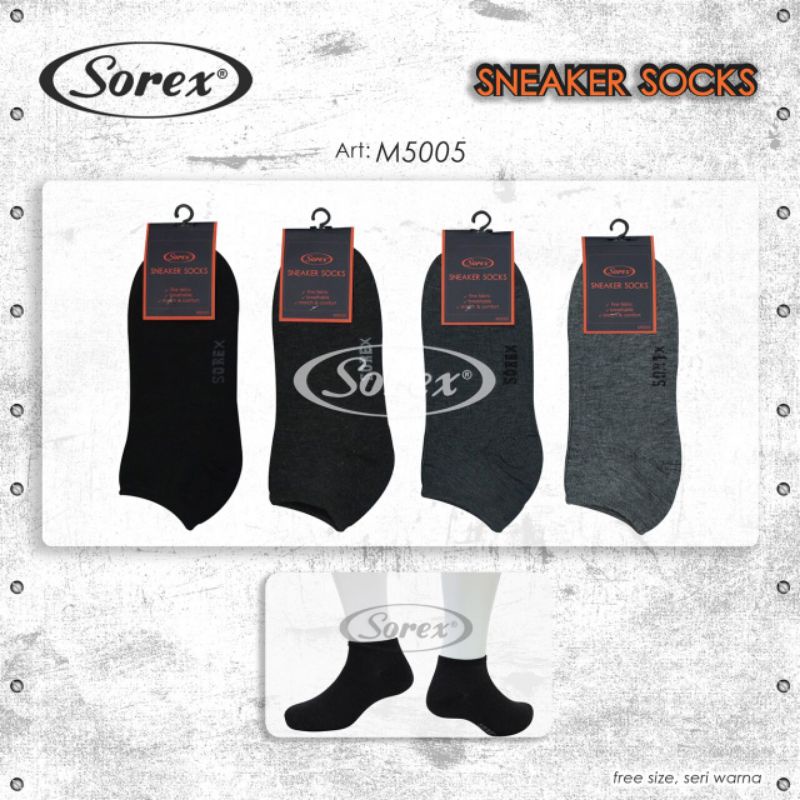 Sorex man sock M 5006 M 5005 (Sneaker Socks)kaos kaki laki-laki