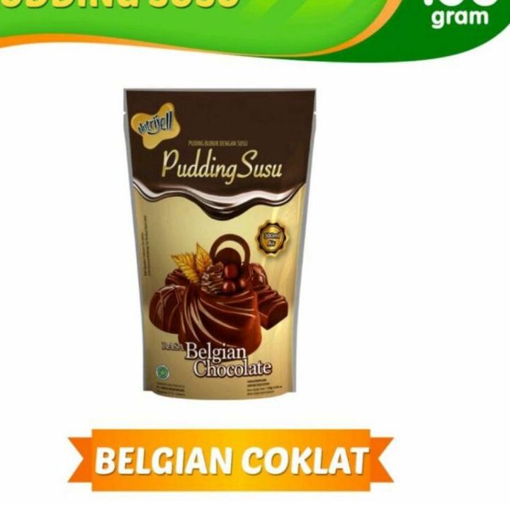 

COD✔ Nutrijel Pudding Susu Belgian coklat